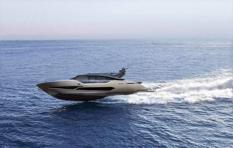 a boat on the water aboard FULL MOON Yacht for Sale