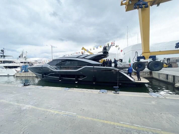 a boat on the water aboard FULL MOON Yacht for Sale