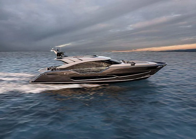 a boat in the water aboard FULL MOON Yacht for Sale