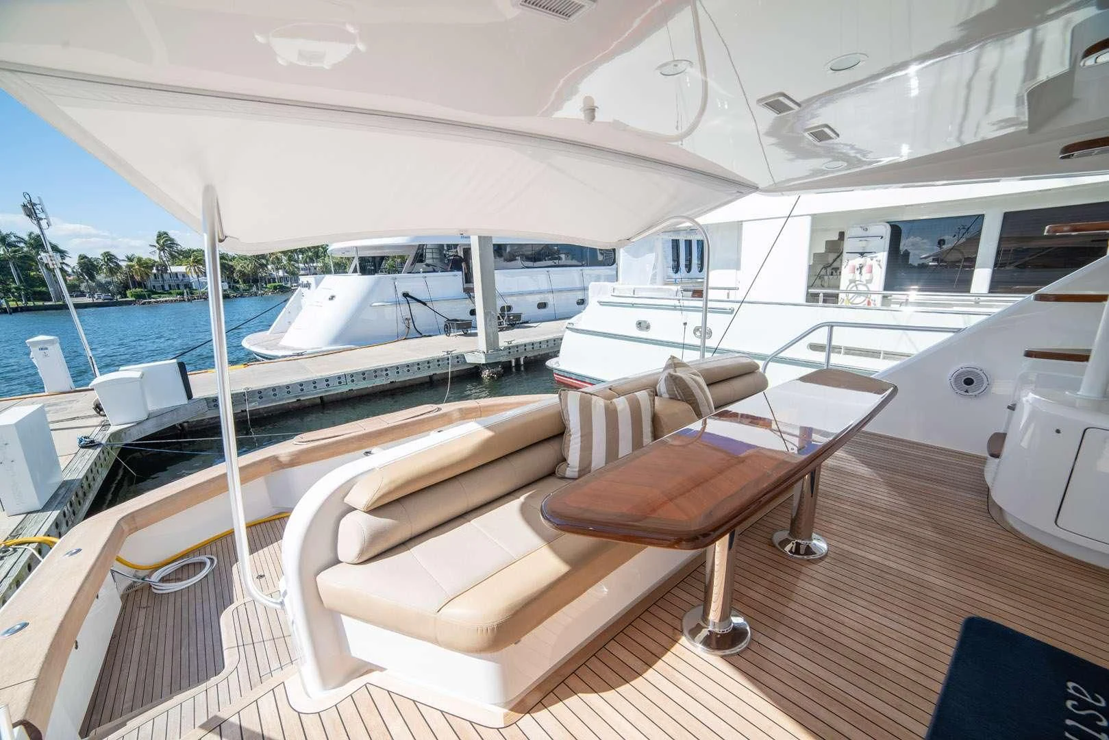 a boat on the water aboard BELLA DONNA DI Yacht for Sale