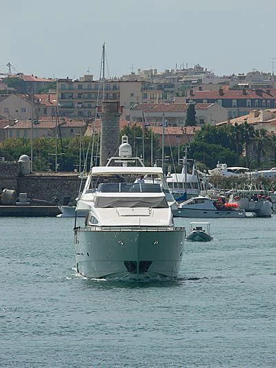 a boat in the water aboard REFLECTION Yacht for Sale