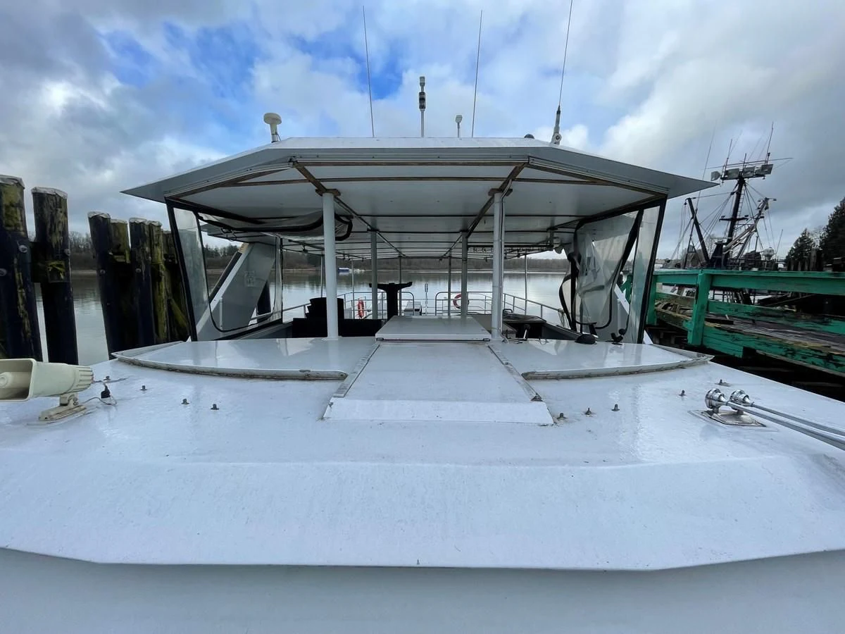 a large white building aboard MAGIC MOMENT Yacht for Sale