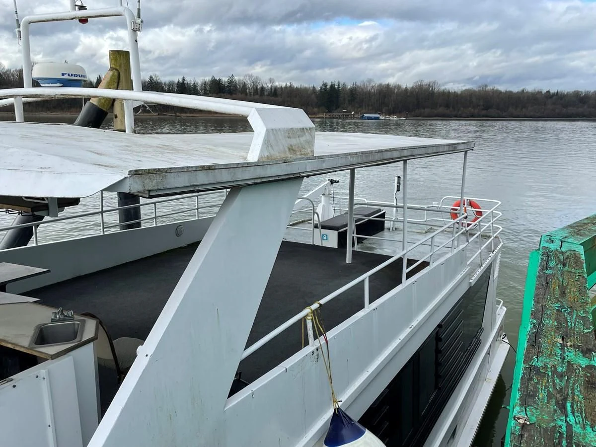 a boat on the water aboard MAGIC MOMENT Yacht for Sale