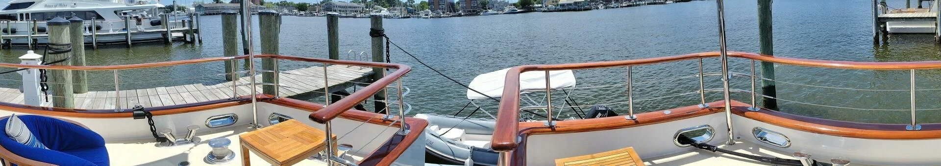 a boat on the water aboard SEA BOLD Yacht for Sale