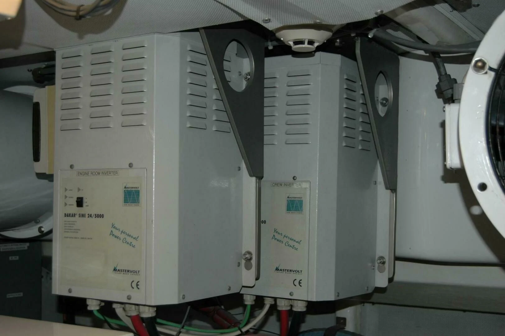 a large machine with a large piece of equipment on the side aboard SEA BOLD Yacht for Sale