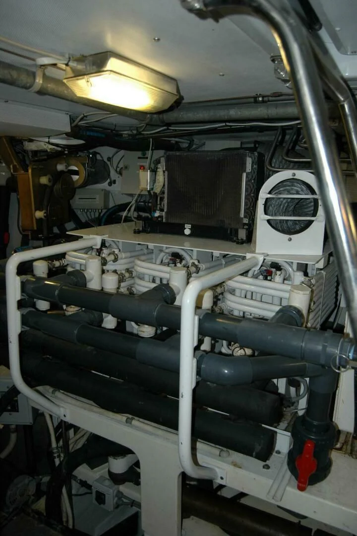 a room with machinery aboard SEA BOLD Yacht for Sale