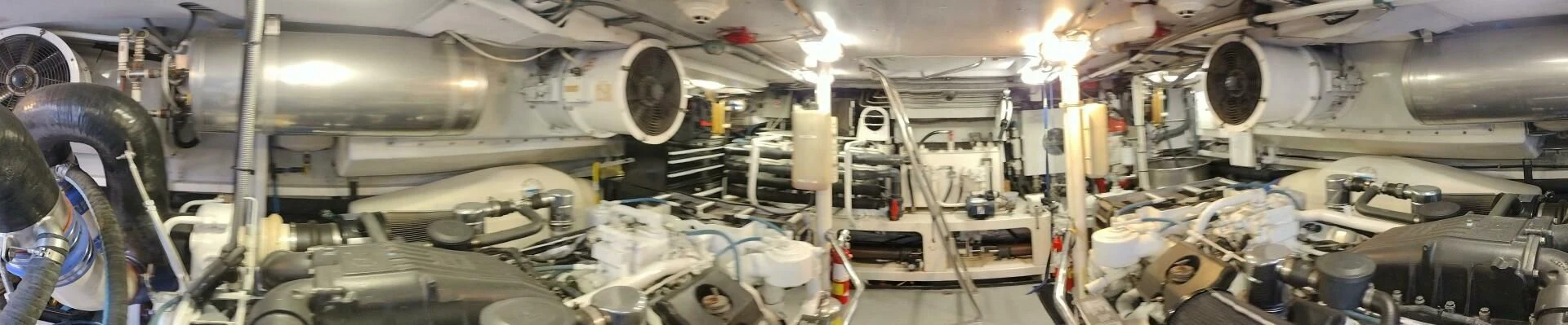 a room with machinery aboard SEA BOLD Yacht for Sale