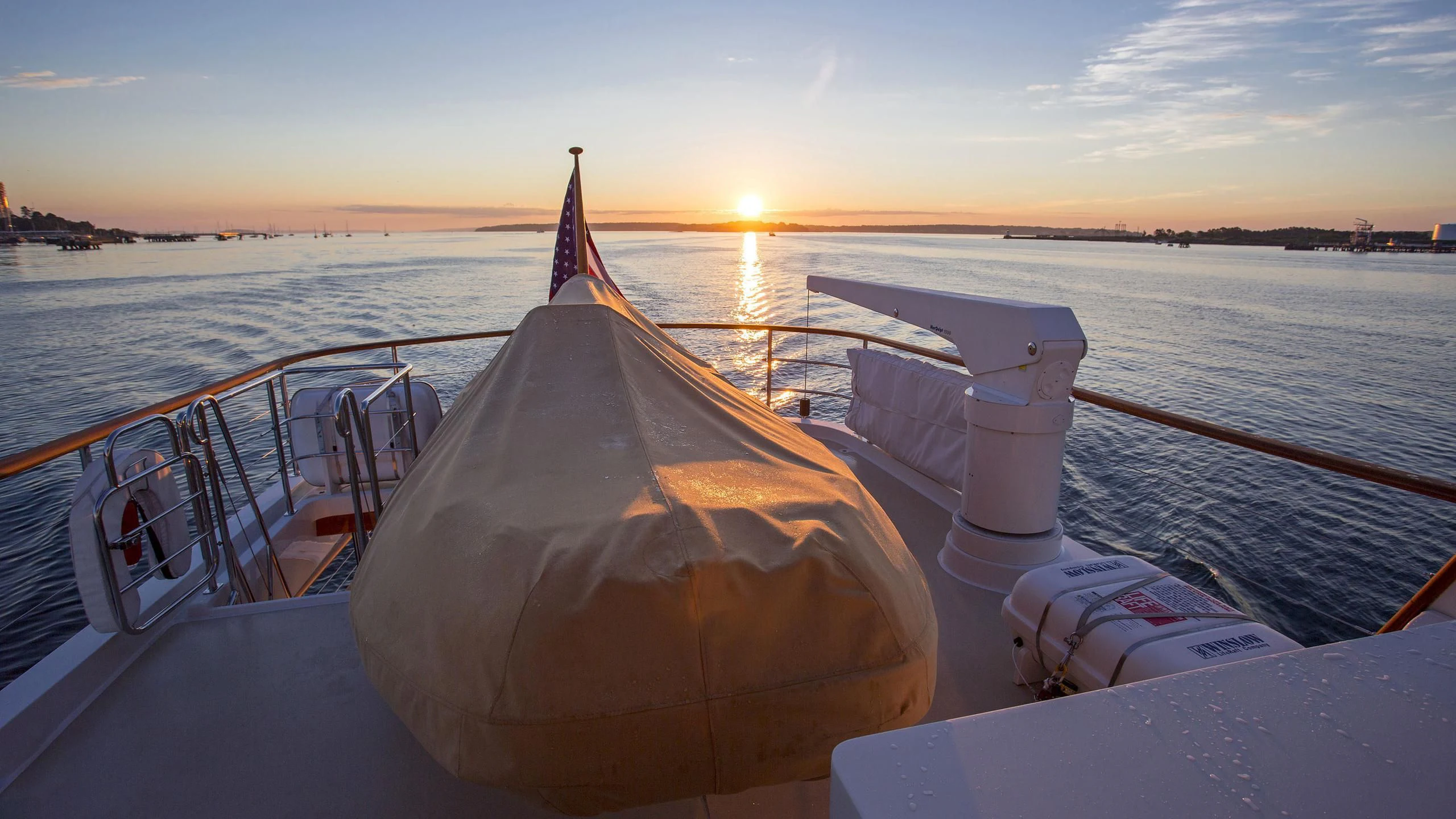 a boat on the water aboard SEA BOLD Yacht for Sale