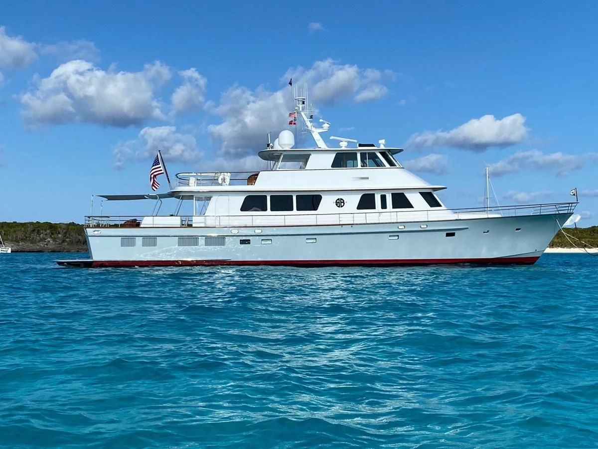 a large white boat in the water aboard SEA BOLD Yacht for Sale