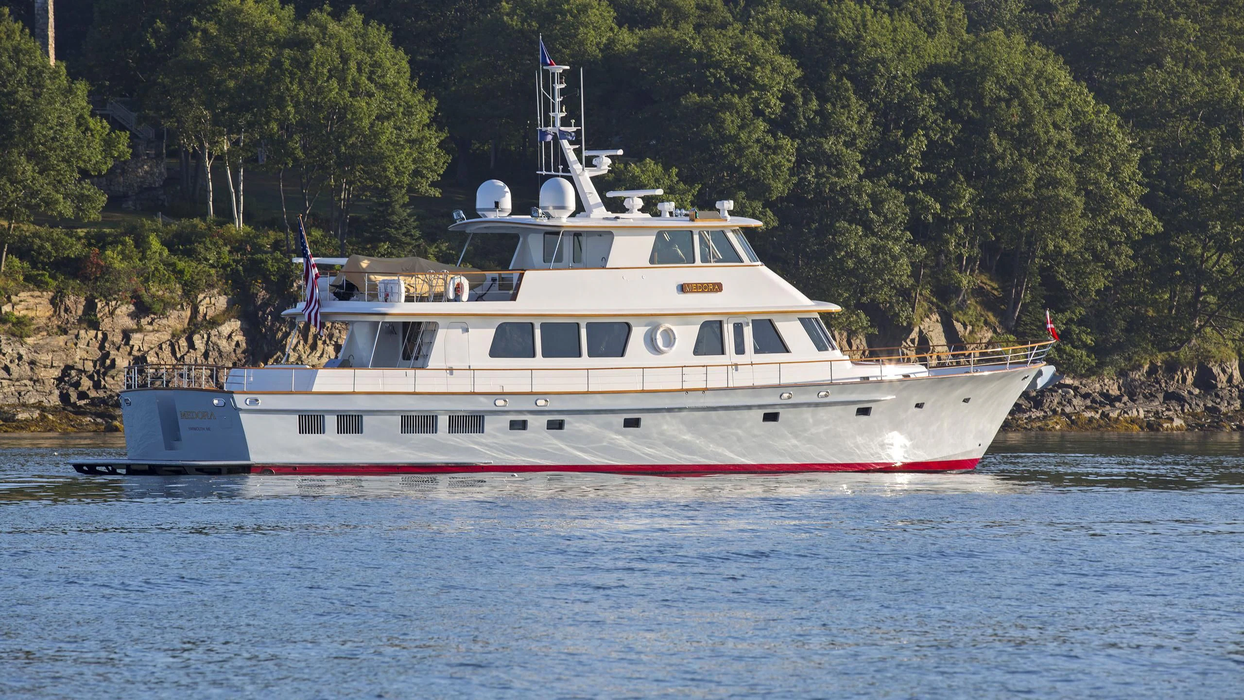 a boat on the water aboard SEA BOLD Yacht for Sale