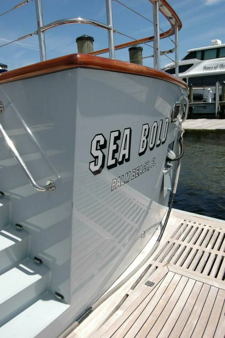 a boat on the water aboard SEA BOLD Yacht for Sale