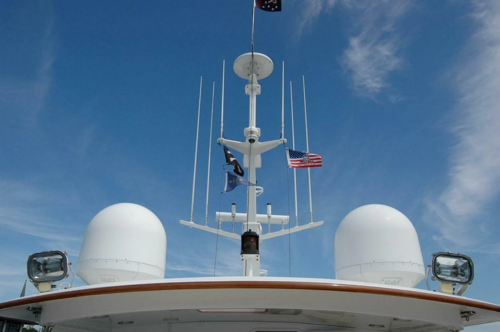 a satellite on a space shuttle aboard SEA BOLD Yacht for Sale