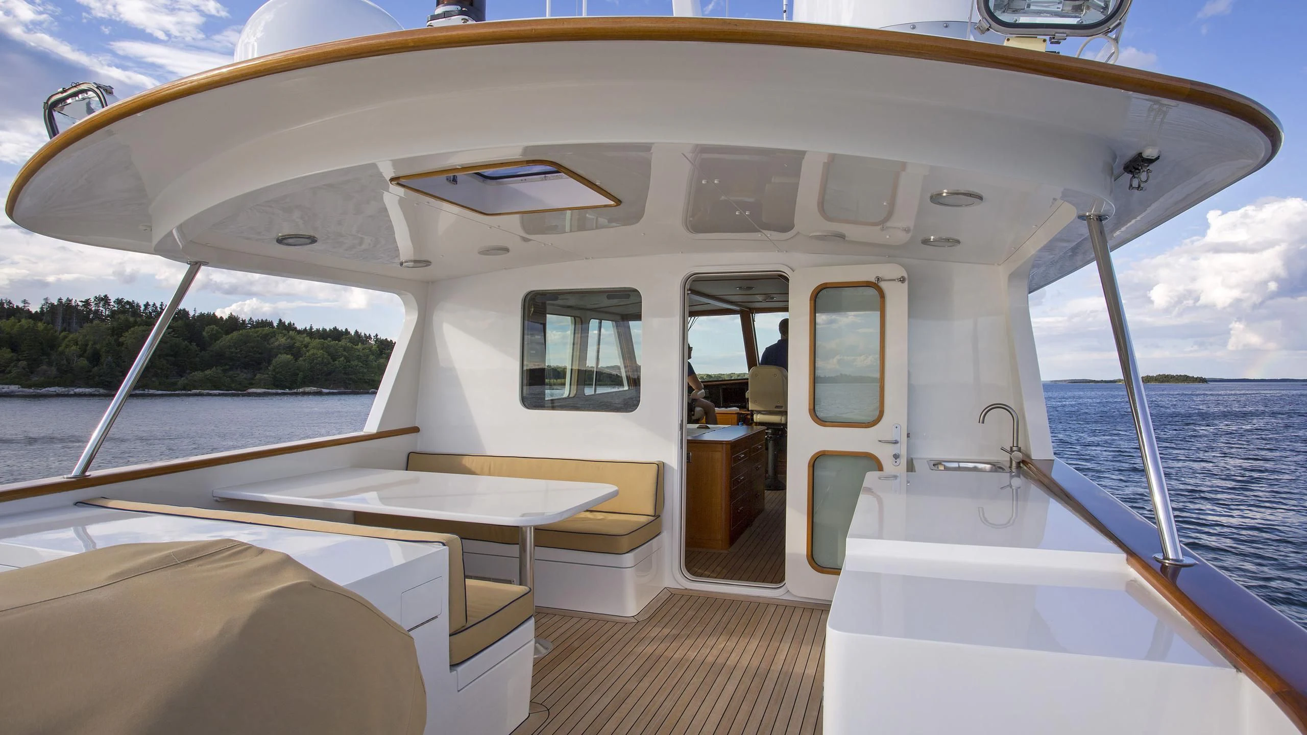 a boat on the water aboard SEA BOLD Yacht for Sale