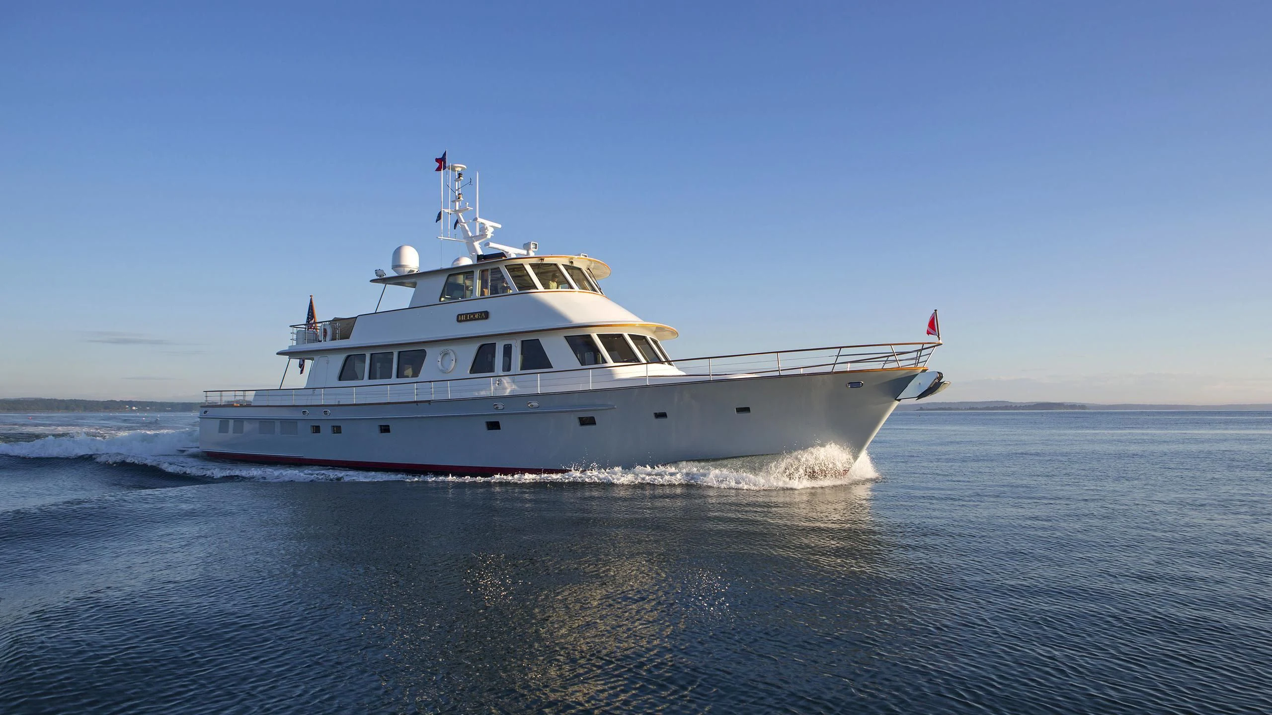 a boat on the water aboard SEA BOLD Yacht for Sale