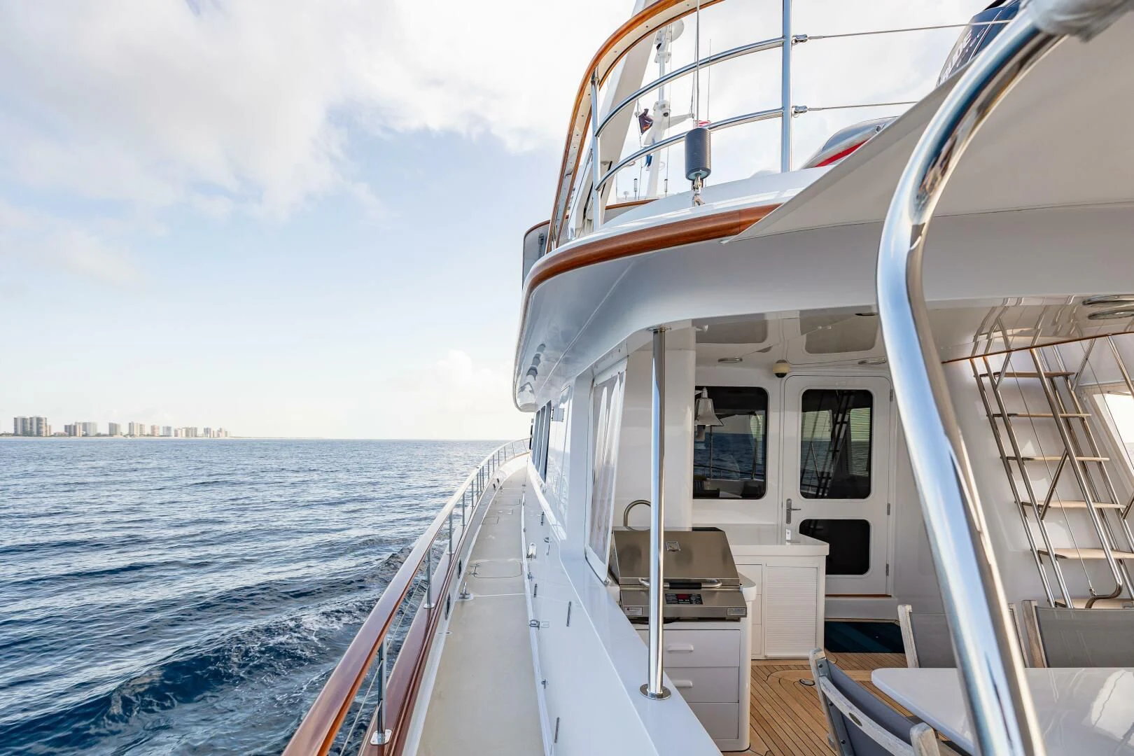 a boat on the water aboard SEA BOLD Yacht for Sale