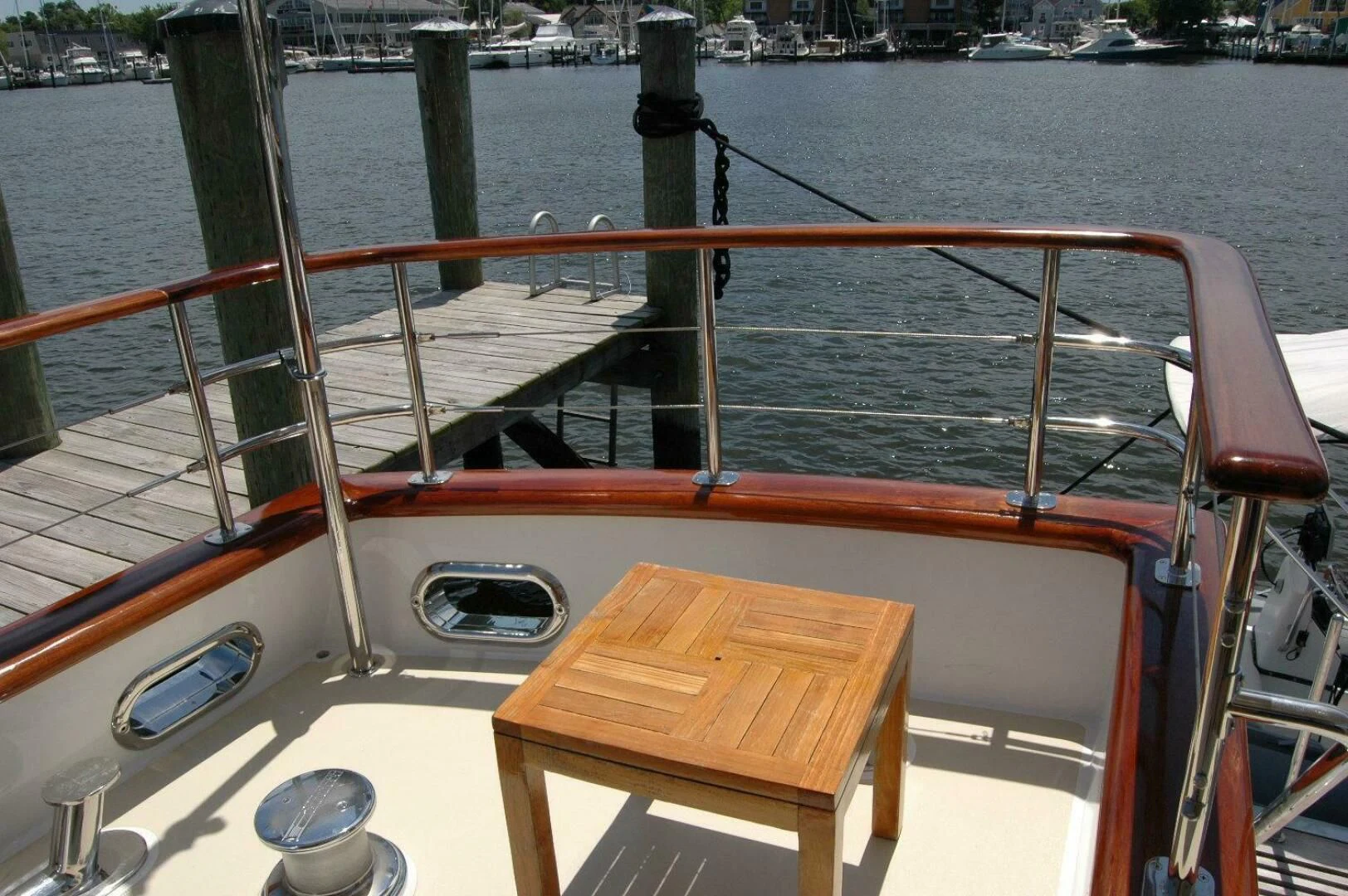 a boat with a steering wheel aboard SEA BOLD Yacht for Sale