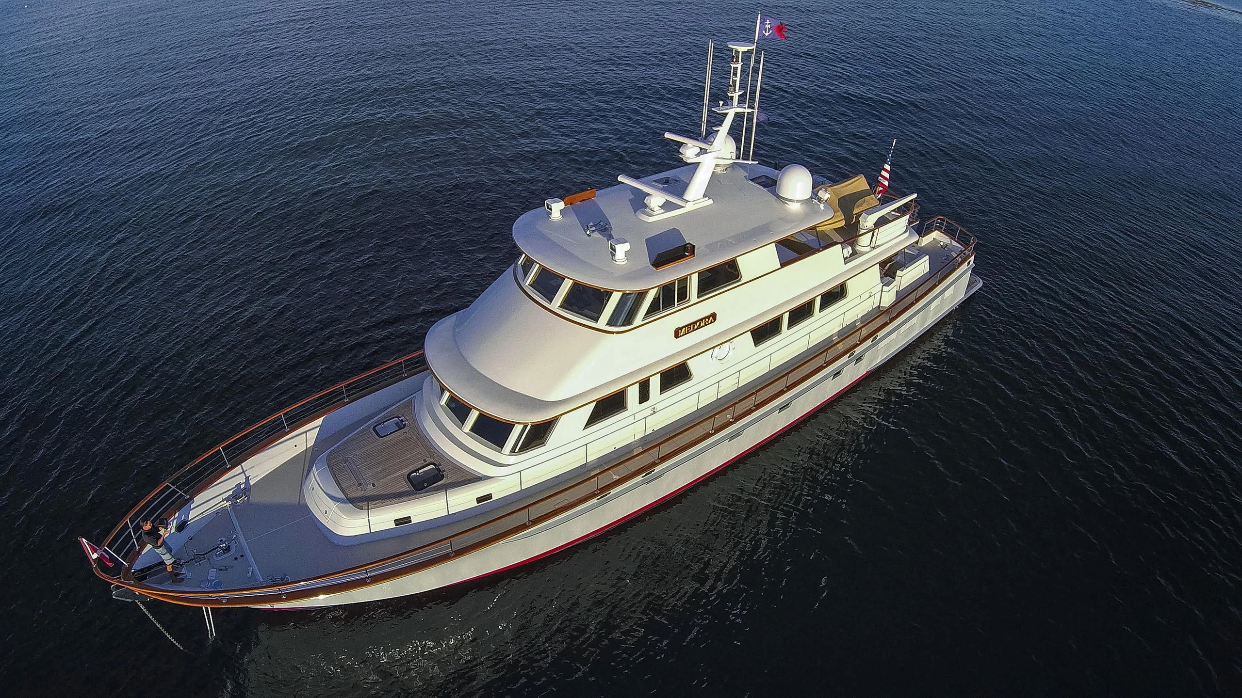a boat on the water aboard SEA BOLD Yacht for Sale
