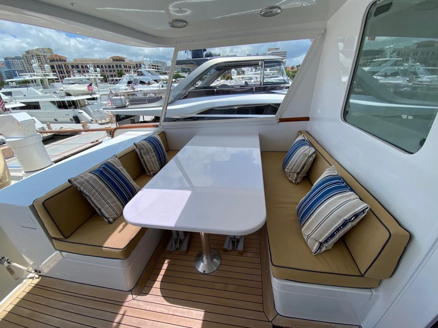 inside of a boat aboard SEA BOLD Yacht for Sale