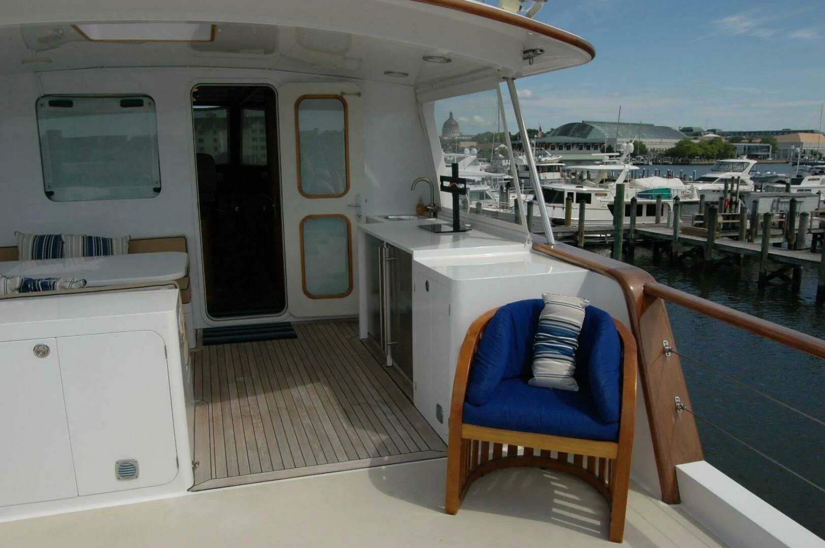 inside of a boat aboard SEA BOLD Yacht for Sale