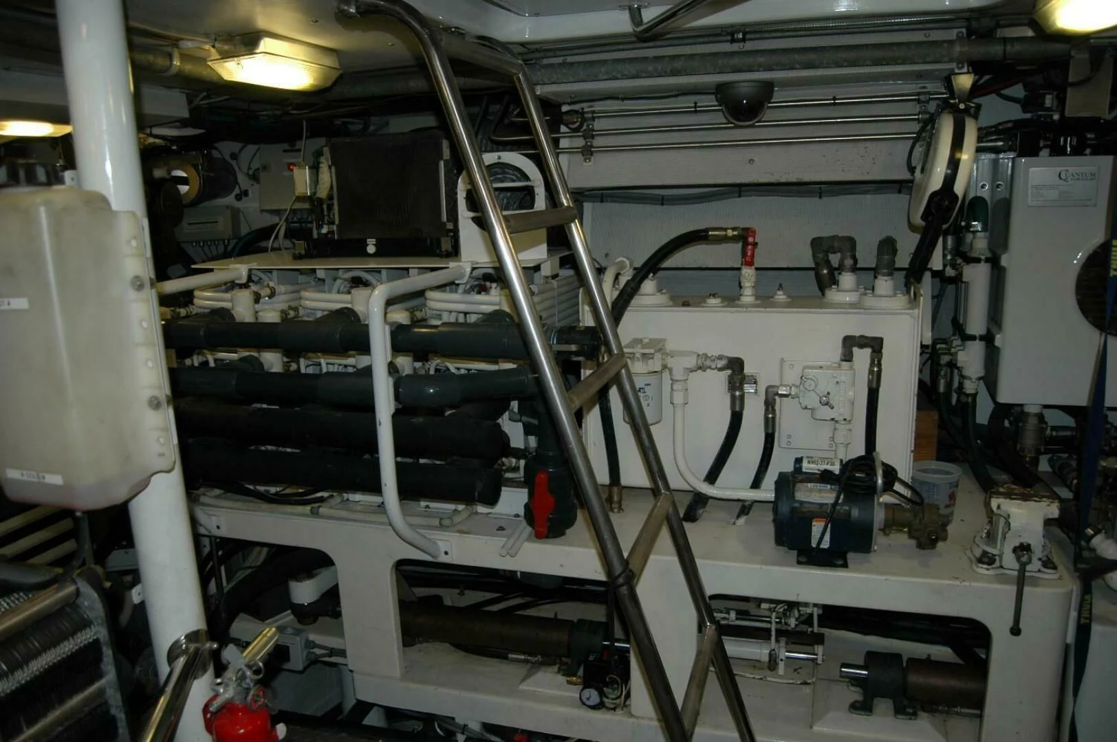 a machine in a factory aboard SEA BOLD Yacht for Sale