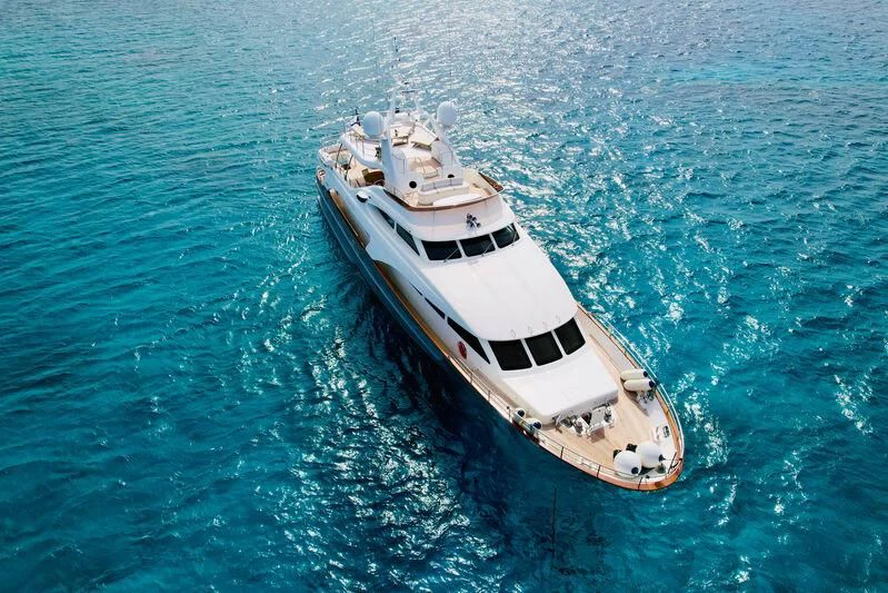 a ship in the water aboard GALAKTIKA SKAY Yacht for Sale