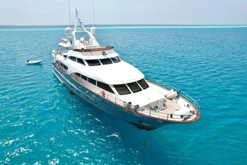 a boat in the water aboard GALAKTIKA SKAY Yacht for Sale