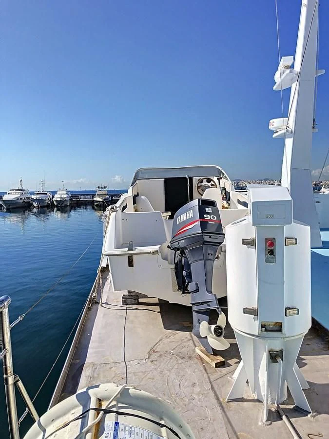 a boat on the water aboard ELIKI Yacht for Sale