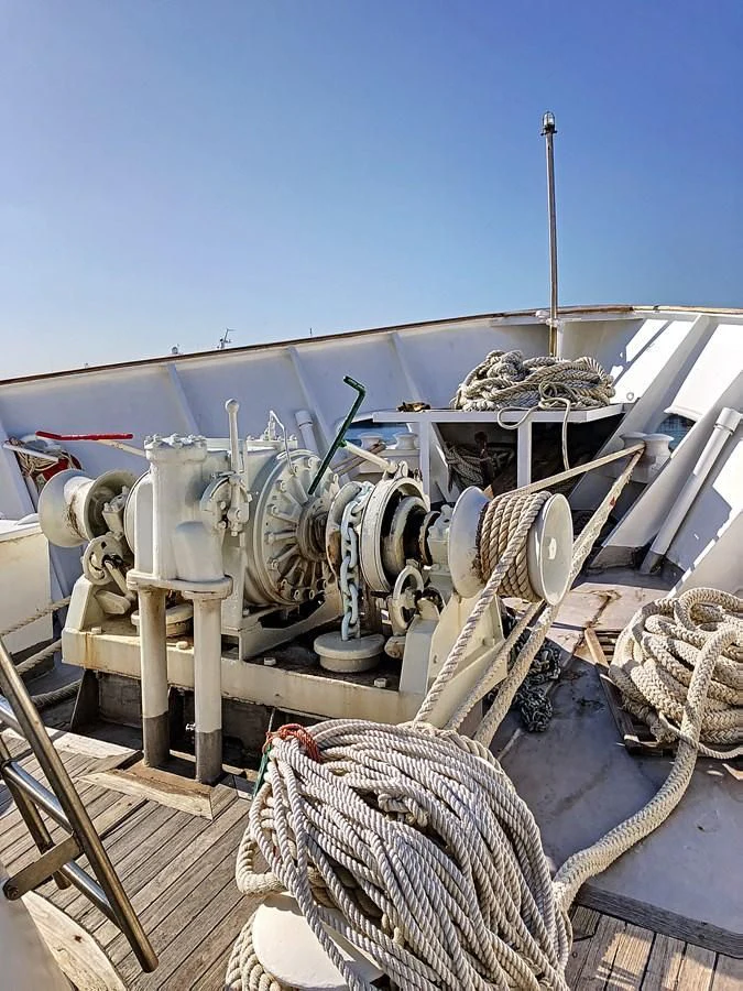 a boat with many ropes aboard ELIKI Yacht for Sale