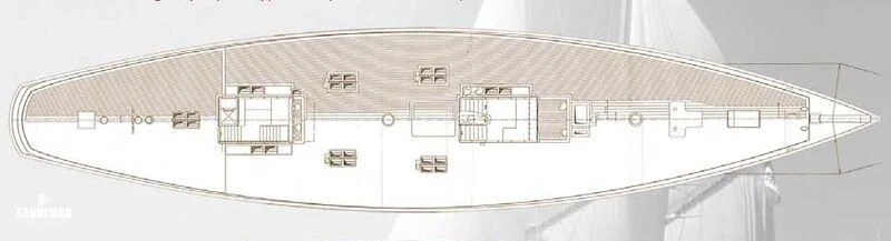 diagram aboard DEVA Yacht for Sale