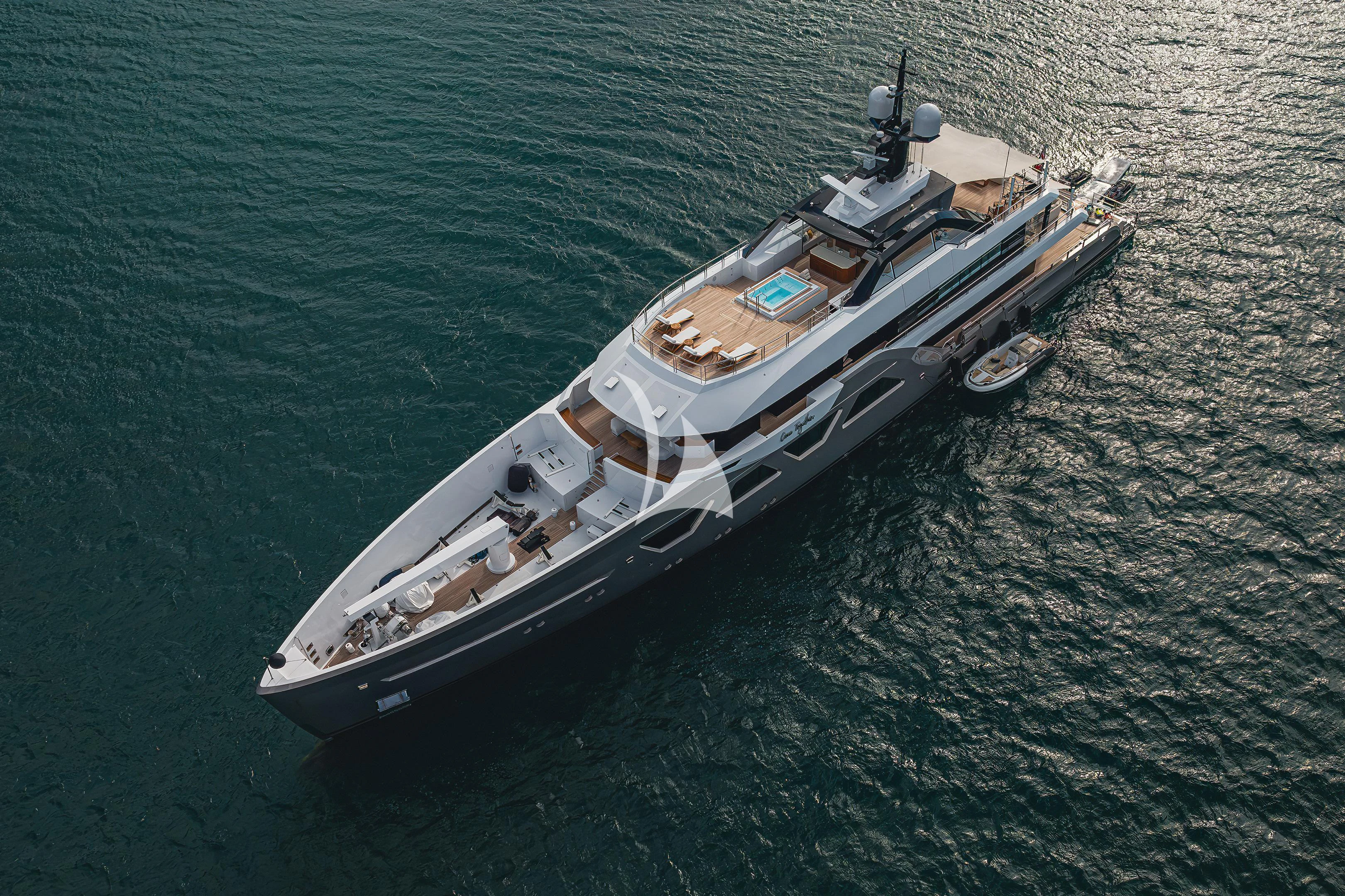 a boat on the water aboard COME TOGETHER Yacht for Charter