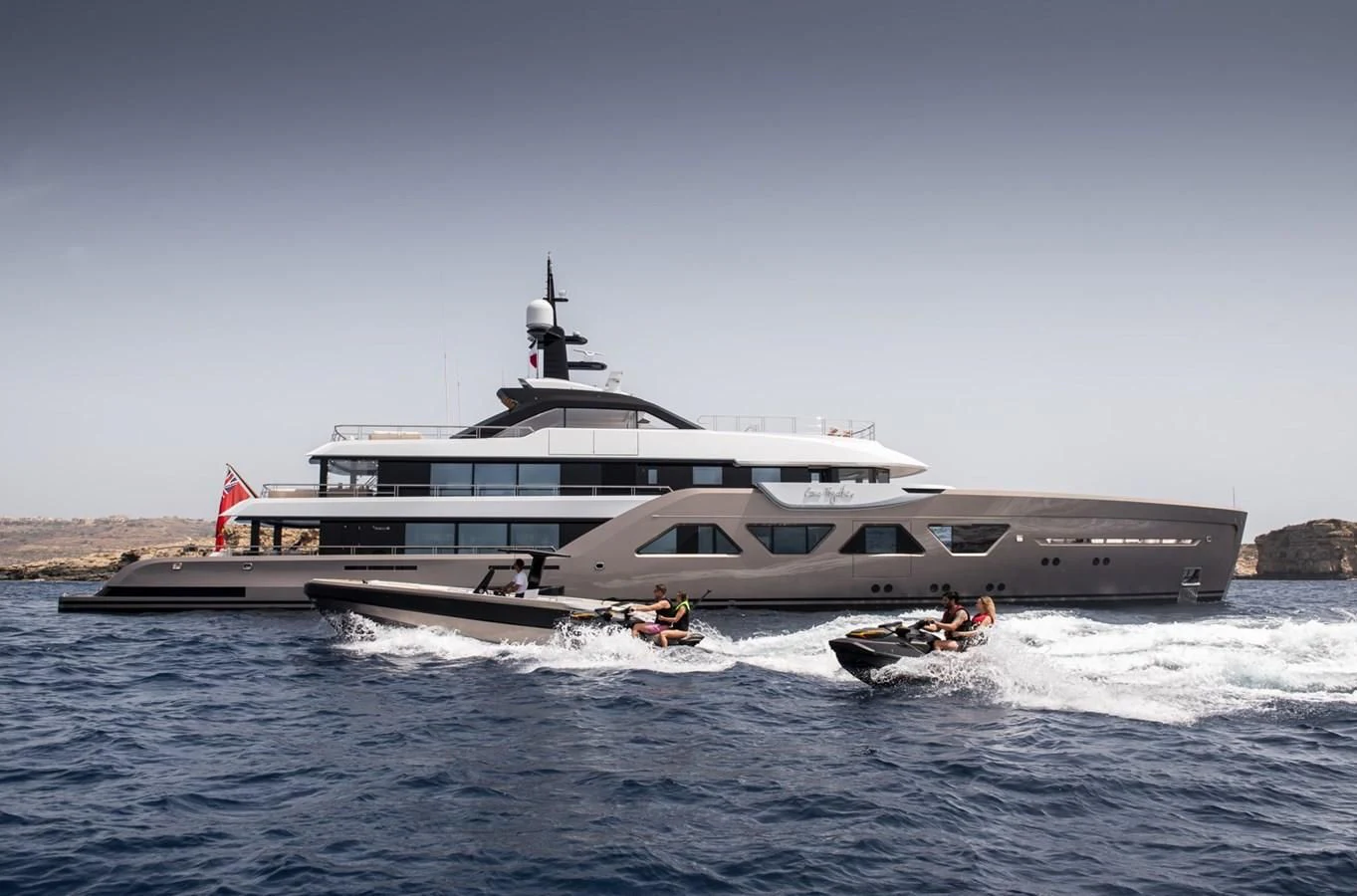 a boat on the water aboard COME TOGETHER Yacht for Charter