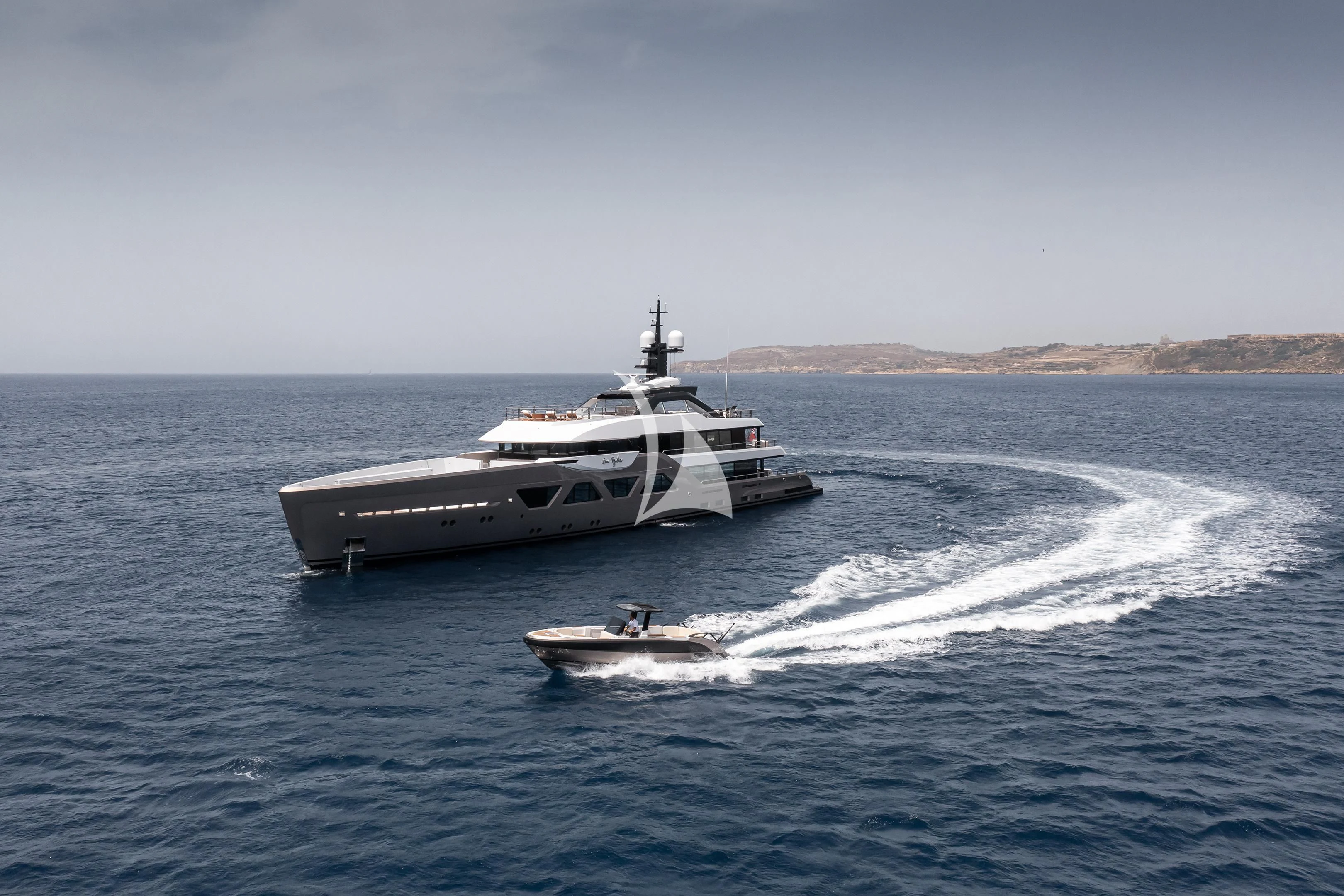 a boat on the water aboard COME TOGETHER Yacht for Charter