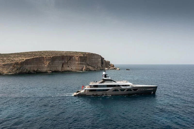 a boat in the water aboard COME TOGETHER Yacht for Charter