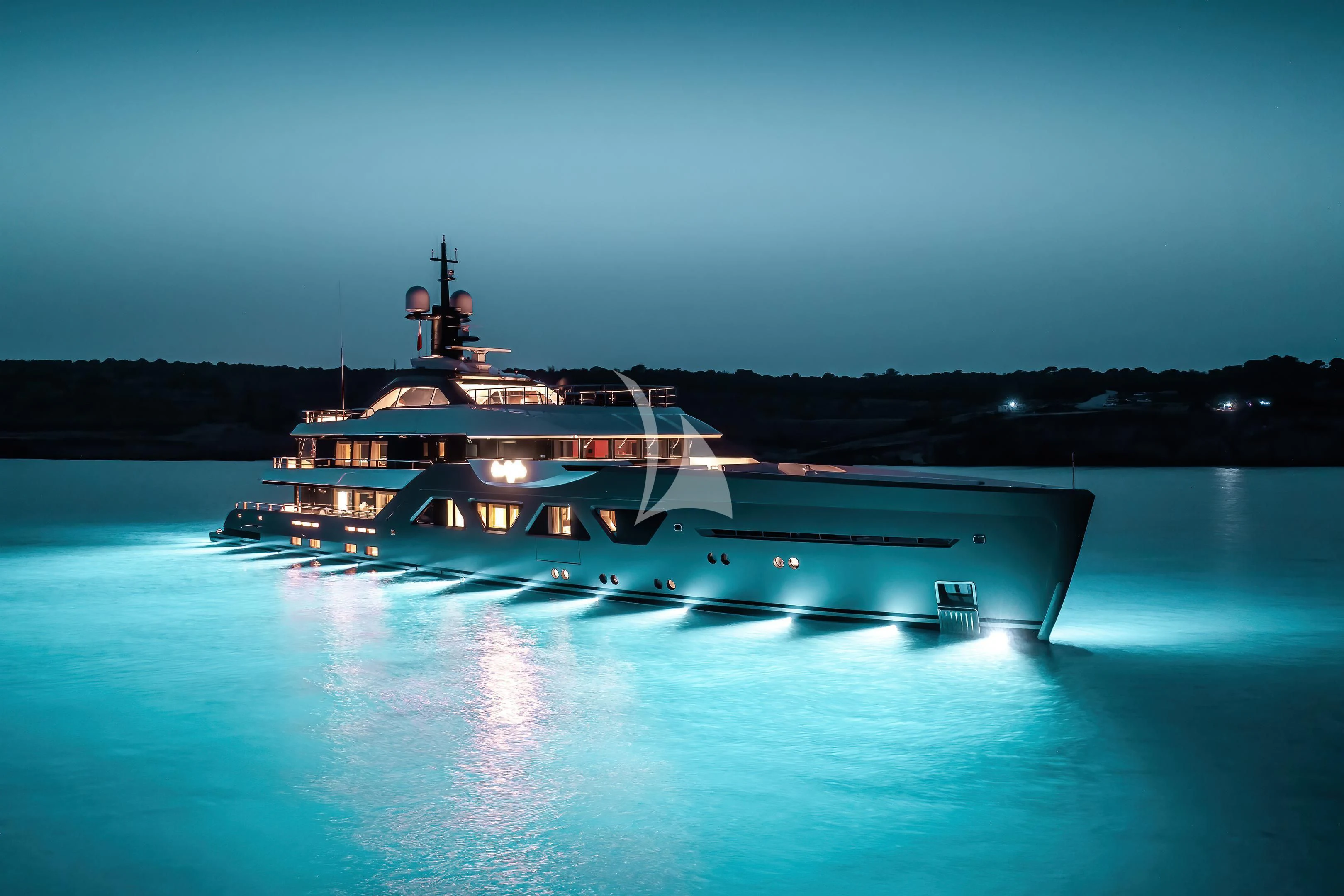 a large ship on the water aboard COME TOGETHER Yacht for Charter