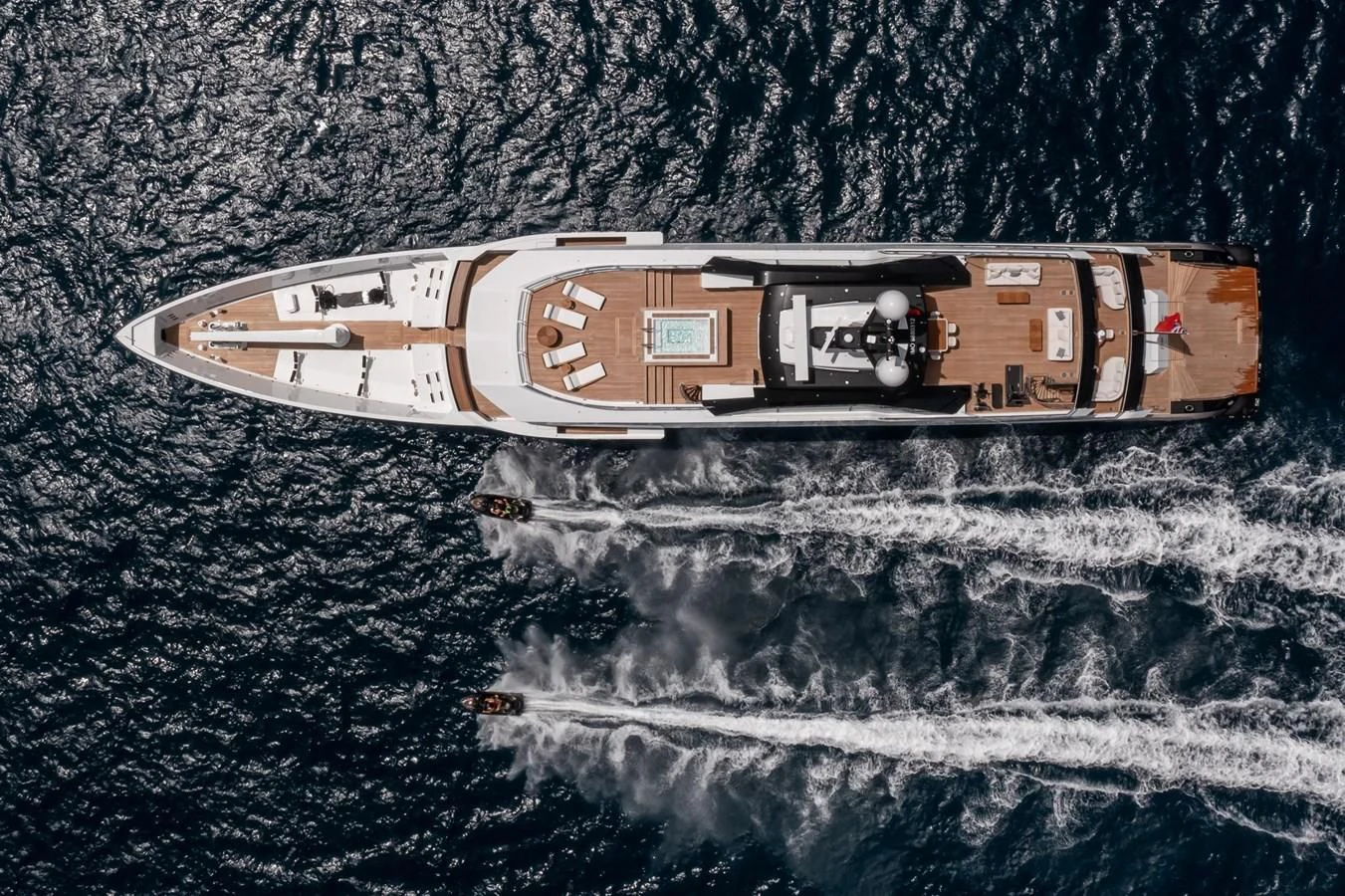 a model of a space ship aboard COME TOGETHER Yacht for Charter