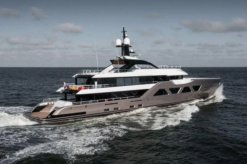 a boat on the water aboard COME TOGETHER Yacht for Charter