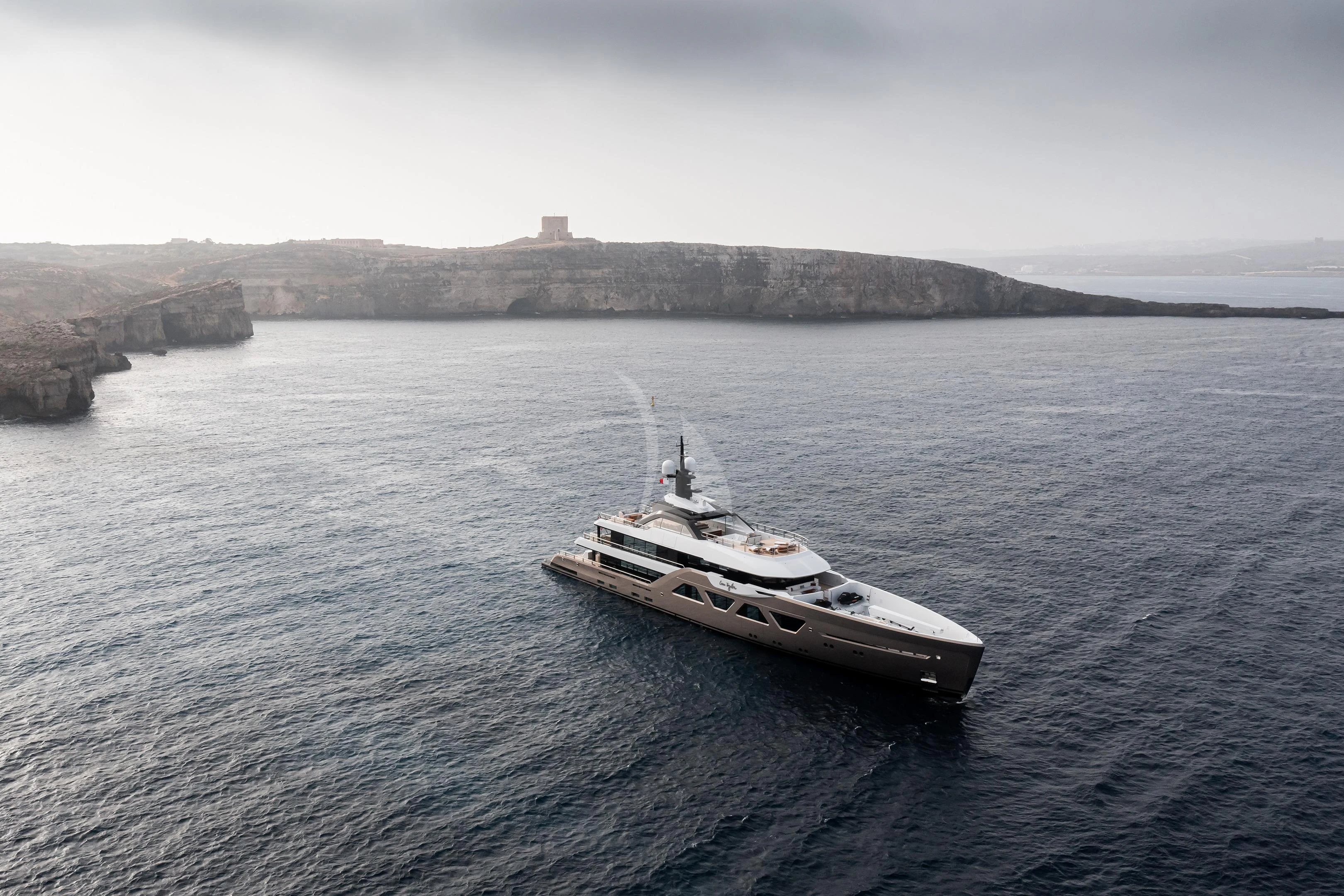 a boat in the water aboard COME TOGETHER Yacht for Charter