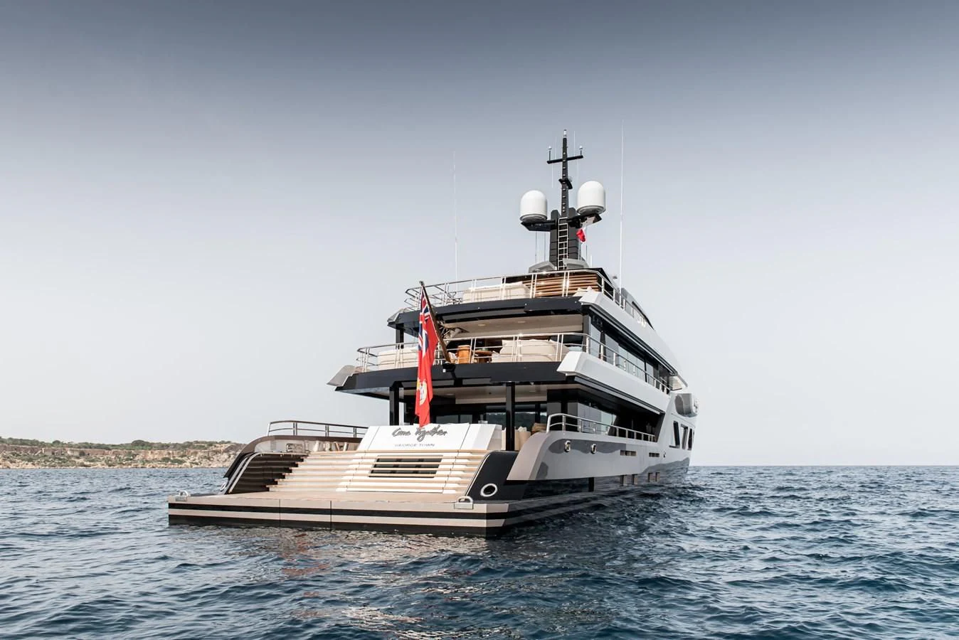 a boat in the water aboard COME TOGETHER Yacht for Charter