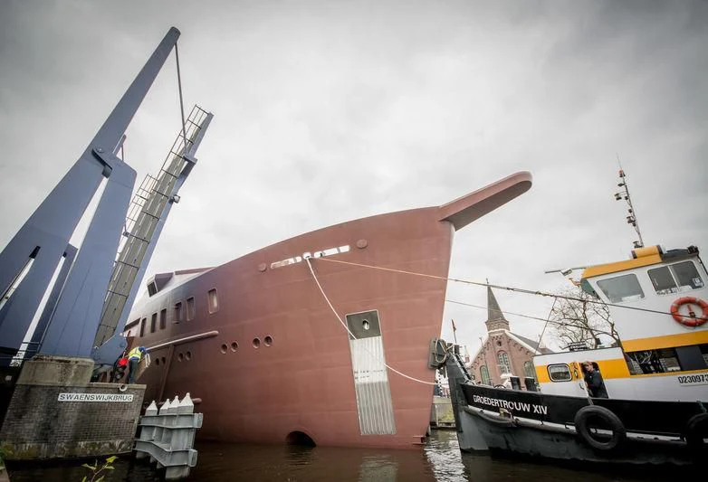a group of boats docked aboard SHERPA Yacht for Sale