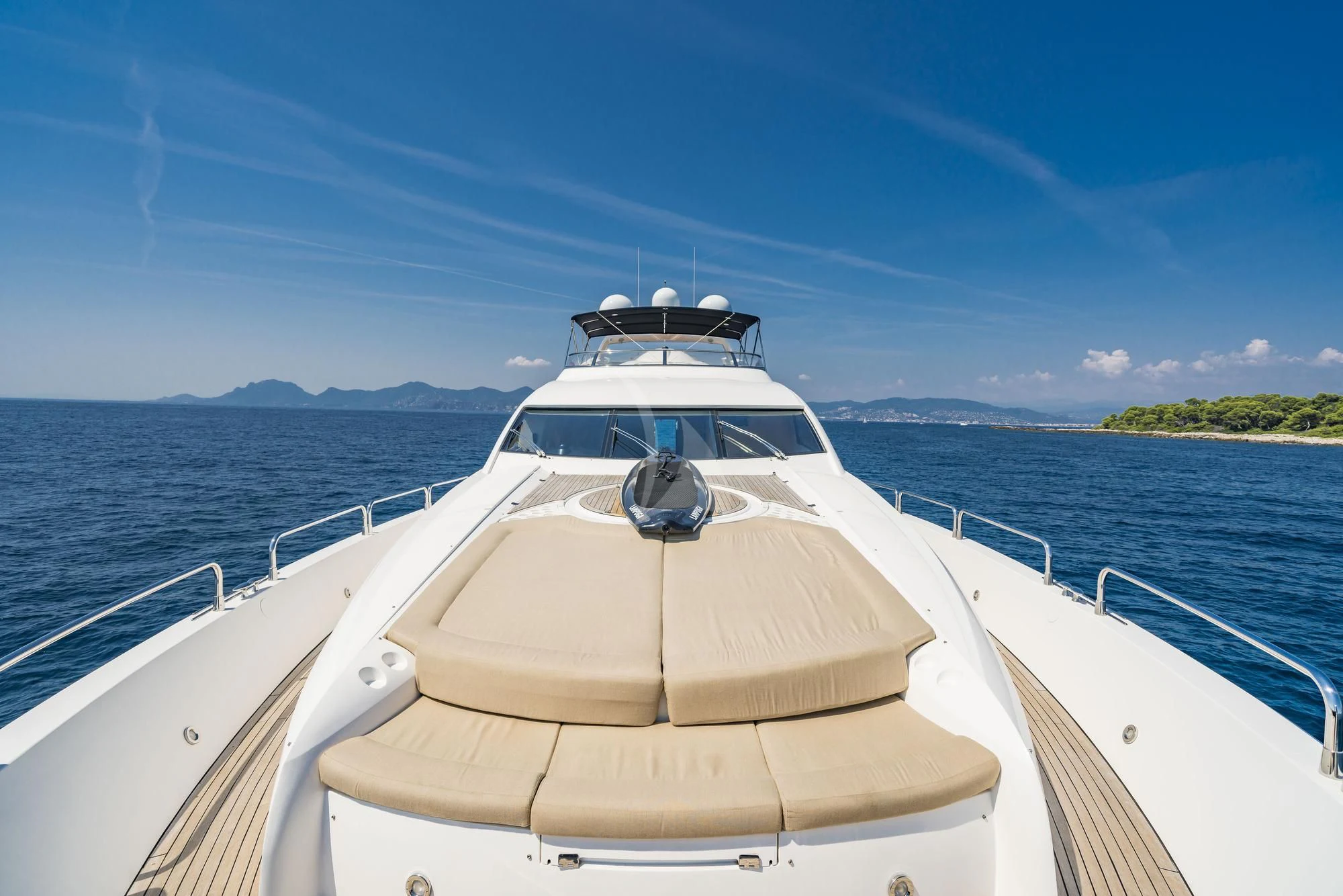 a boat on the water aboard EXCELERATE Z Yacht for Sale