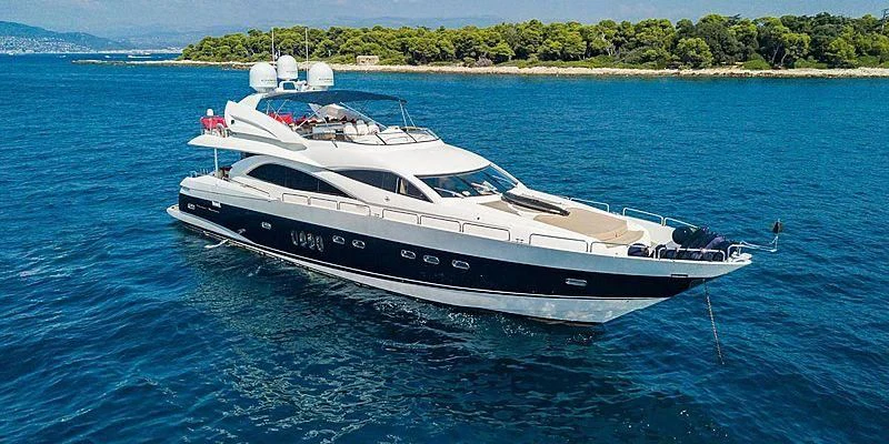a boat on the water aboard EXCELERATE Z Yacht for Sale