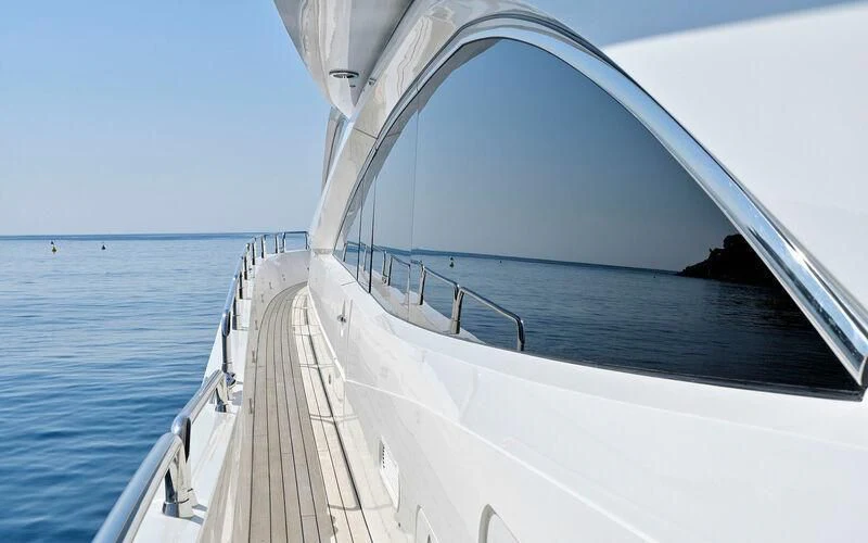 a boat on the water aboard EXCELERATE Z Yacht for Sale