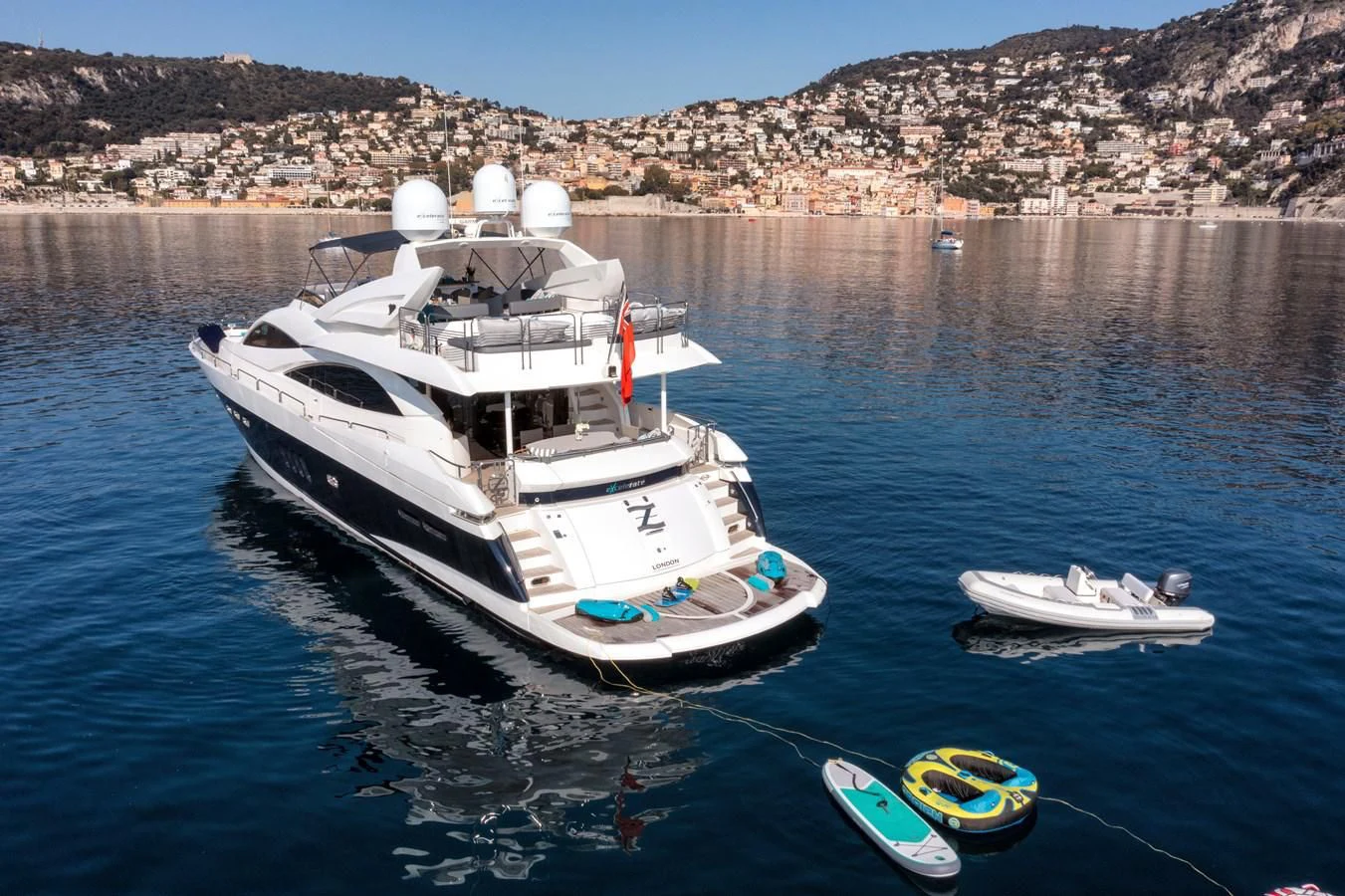 a boat on the water aboard EXCELERATE Z Yacht for Sale