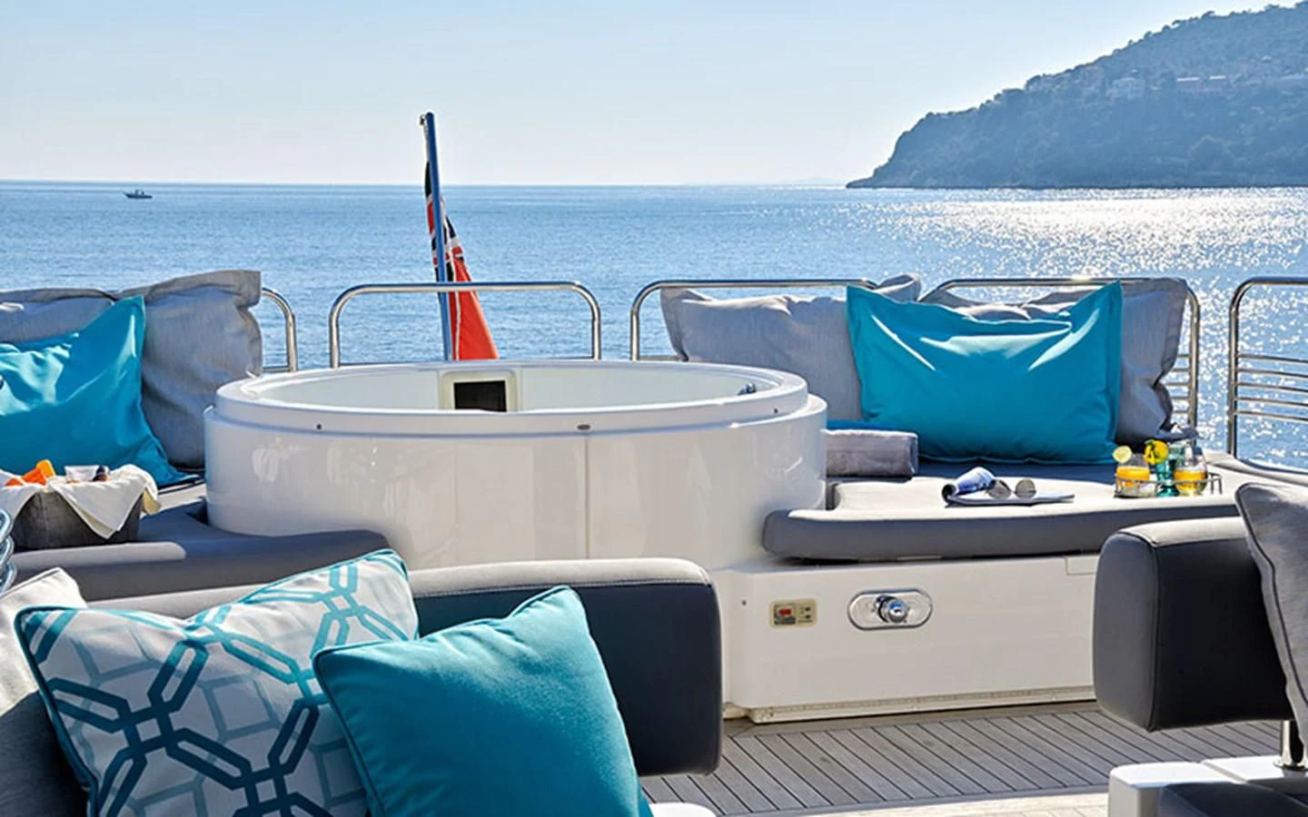 a boat on a boat aboard EXCELERATE Z Yacht for Sale
