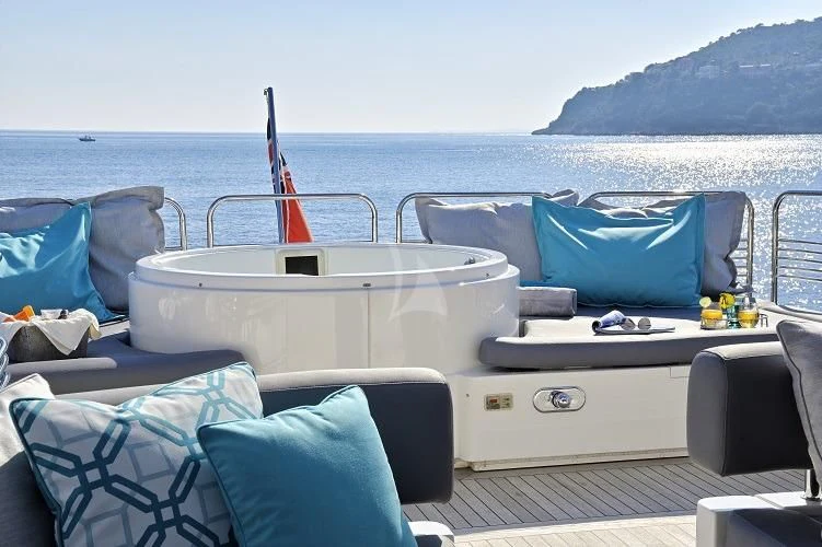 a boat on the water aboard EXCELERATE Z Yacht for Sale