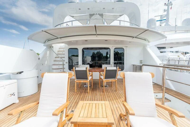 a boat on the water aboard DRIVEN Yacht for Sale