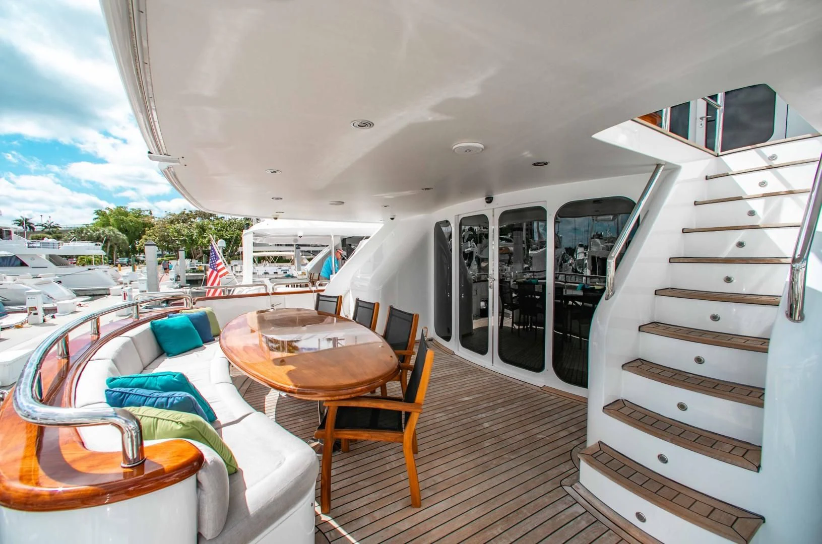 a boat on the water aboard DRIVEN Yacht for Sale