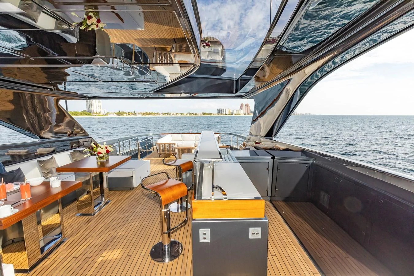 a boat on the water aboard NO SURRENDER Yacht for Sale