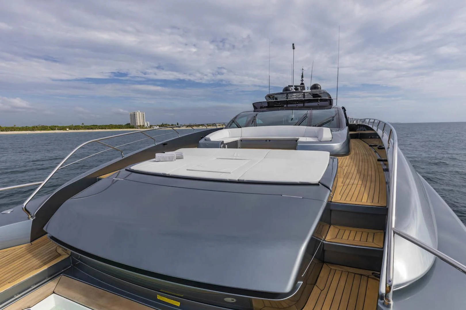 a boat on the water aboard NO SURRENDER Yacht for Sale