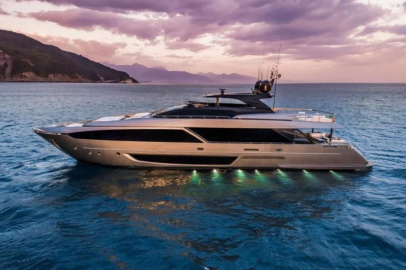 a boat in the water aboard NO SURRENDER Yacht for Sale